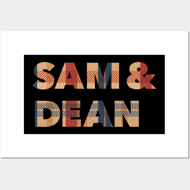 Sam & Dean Wall Art by DesignCat